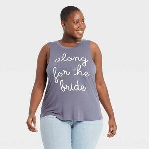 NWT XL Grayson/Threads "Along for the bride" Gray Tank